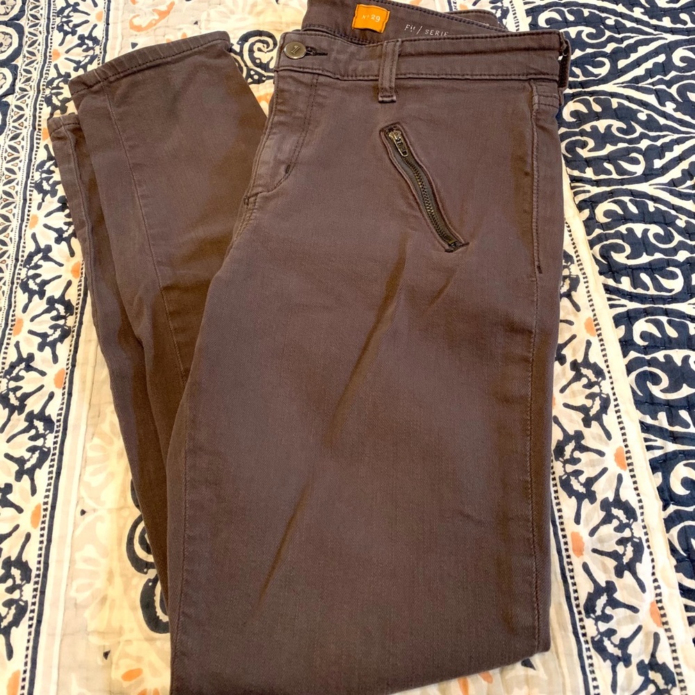 Pilcro Serif Skinny Taupe Jeans